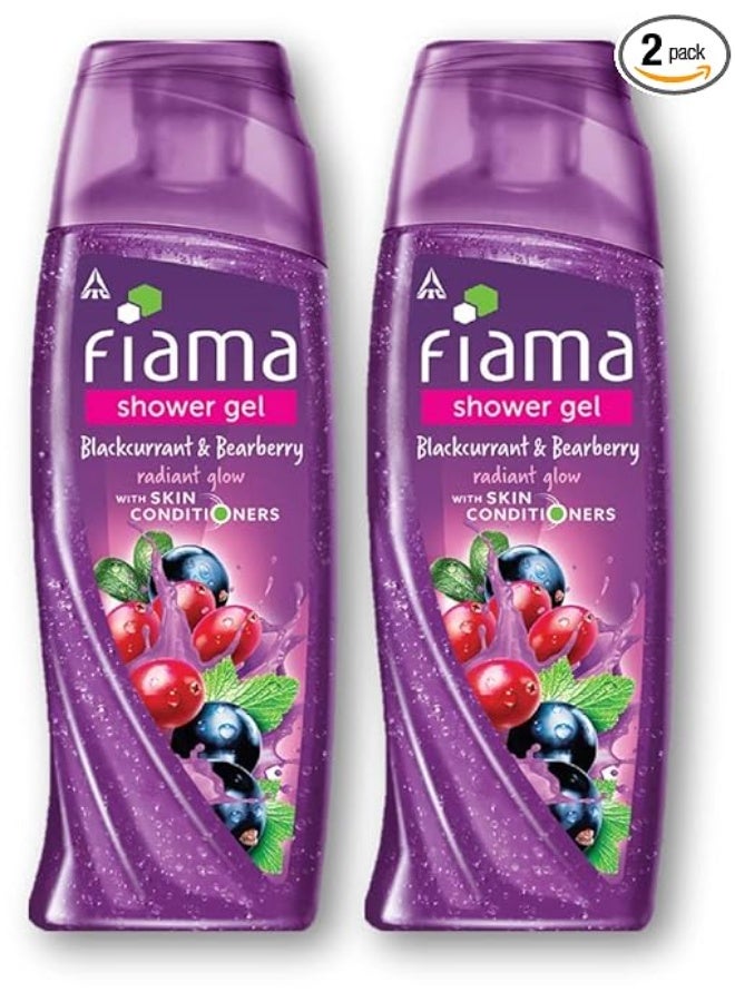 Fiama Black Currant Bearberry Radiant Glow Shower Gel, 250ml (Pack of 2) - Image 2